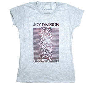 Joy Division / Unknown Pleasures Womens Tee 13 (Heather Grey) - �W���C�E�f�B���B�W���� T�V���c