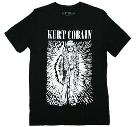 Kurt Cobain / Portrait Tee 3 (Black) - カート・コバーン Tシャツ