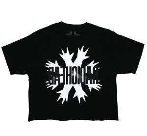 Radiohead / Daehoidar Womens Crop Top (Black) - ���f�B�I�w�b�h T�V���c