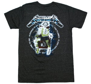Metallica / Ride The Lightning Tee (Charcoal Grey) - ���^���J T�V���c