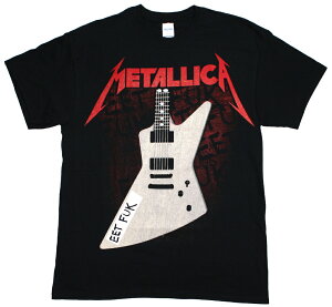 Metallica / James Hetfield's Guitar Tee (Black) - ���^���J T�V���c / �W�F�C���Y�E�w�b�g�t�B�[���h T�V���c