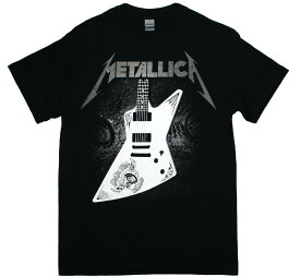Metallica / James Hetfield's Papa Het Guitar Tee (Black) - メタリカ Tシャツ / ジェイムズ・ヘットフィールド Tシャツ