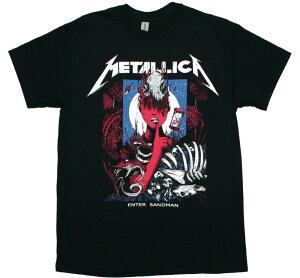 Metallica / Enter Sandman - Art by WolfSkullJack Tee (Black) - ���^���J T�V���c