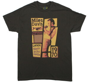 Miles Davis / Tanglewood Music Festival Tee (Brown) - �}�C���X�E�f�C���B�X T�V���c