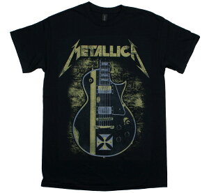 Metallica / James Hetfield's Iron Cross Guitar Tee (Black) - ���^���J T�V���c