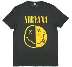 [Amplified] Nirvana / Spliced Tee (Charcoal) - [アンプリファイド] ニルヴァーナ Tシャツ