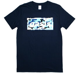 Oasis / Camo Logo Tee 1 (Dark Navy) - オアシス Tシャツ