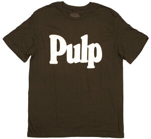 Pulp / Typography Tee 2 (Brown) - �p���v T�V���c