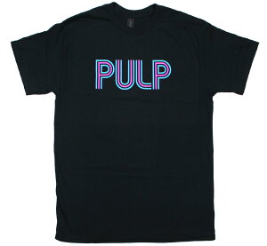 Pulp / Typography Tee 5 (Black) - �p���v T�V���c