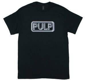 Pulp / Typography Tee 4 (Black) - �p���v T�V���c