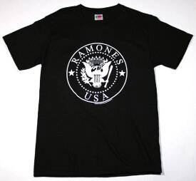 Ramones / Circle Logo Tee (Black) - ラモーンズ Tシャツ