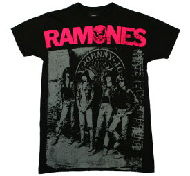 Ramones / Rocket to Russia Big Print Tee (Black) - ラモーンズ Tシャツ