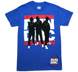 RUN DMC / Silhouette Tee (Royal Blue) - RUN DMC Tシャツ