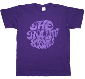 The Rolling Stones / Vintage 1970s Logo Tee 3 (Purple) - ザ・ローリング・ストーンズ Tシャツ