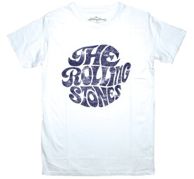 The Rolling Stones / Vintage 1970s Logo Tee 4 (White) - ザ・ローリング・ストーンズ Tシャツ