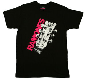 Ramones / Mosrite Headstock Tee (Black) - �����[���Y T�V���c