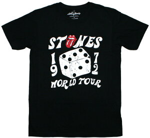 The Rolling Stones / 1972 World Tour Tee 4 (Black) - �U�E���[�����O�E�X�g�[���Y T�V���c