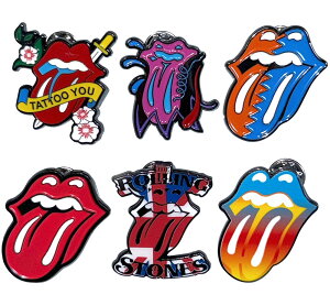 The Rolling Stones / Tongues Evolution Pin Badge Set 1 - �U�E���[�����O�E�X�g�[���Y �s���o�b�W �Z�b�g