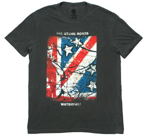 The Stone Roses / Waterfall Stone Wash Tee (Charcoal Grey) - �U�E�X�g�[���E���[�[�Y T�V���c