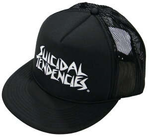 Suicidal Tendencies / Underbrim Logo Mesh Cap (Black) - �X�[�T�C�_���E�e���f���V�[�Y �L���b�v