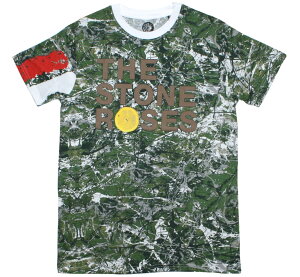 The Stone Roses / Self-Titled Album Tee (Green) - �U�E�X�g�[���E���[�[�Y T�V���c