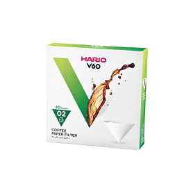 ハリオ V60 ペーパーフィルター02 W 40枚 VCF-02-40W [HARIO/珈琲/コーヒー/1-4杯用]