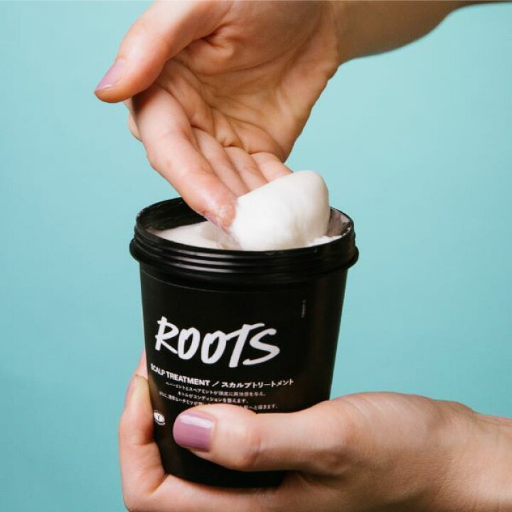 楽天市場】LUSH 現実頭皮 ROOTS スカルプ トリートメント クレンジング 