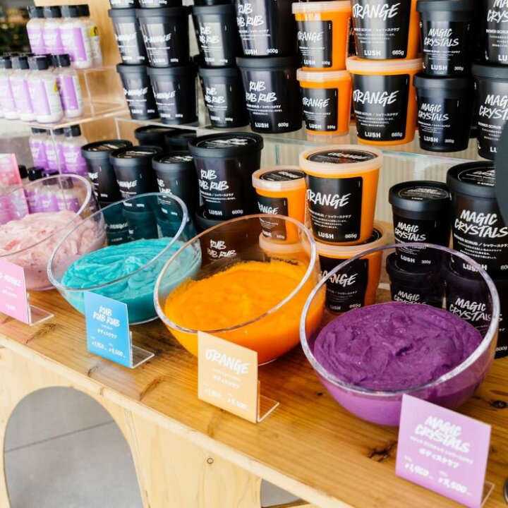 楽天市場】LUSH マジック クリスタルズ ボディ スクラブ ヴィーガン