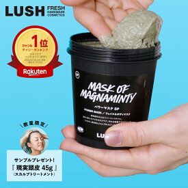 公式 LUSH パワーマスクSP フェイス ボディ 兼用 フェイススクラブ ボディスクラブ スクラブマスク 毛穴ケア 角質 ハチミツ ミント 清涼感 角質ケア 顔 ピーリング オーガニック 自然派 コスメ ギフト ラッシュ