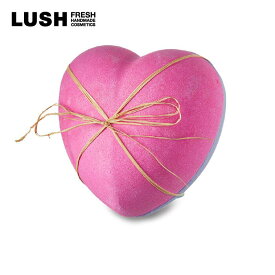 LUSH ラッシュ 公式 フラワーボムシェル バスボム 入浴剤 ホワイトデー プレゼント向け 限定 ハート 花びら ローズ ゼラニウム 保湿 かわいい 手作り コスメ