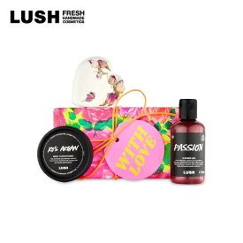 LUSH ラッシュ 公式 ロージーラブ ギフト バスボム 入浴剤 ボディケア ホワイトデー プレゼント トロピカルレッド ロウィーナ・バード SP コスメ セット コフレ