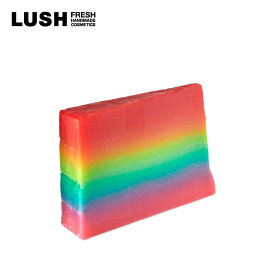 LUSH ラッシュ 公式 レインボウズアンドウォーターフォールズ 石鹸 ソープ プレゼント向け スイカ かわいい 虹 レインボー ヴィーガン ハンドメイド 自然派 コスメ