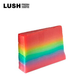 LUSH ラッシュ 公式 レインボウズアンドウォーターフォールズ 石鹸 ソープ イースター プレゼント向け 限定 スイカ かわいい 虹 ヴィーガン ハンドメイド コスメ