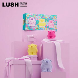 LUSH ベアハグ ギフト クリスマス 限定 2025 プレゼント バス用品 バスボム 入浴剤 コフレ かわいい ヴィーガン コスメ ラッシュ 公式