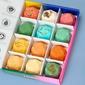 【◆P10倍◆6/4 20:00-6/11 01:59】公式 LUSH 四季の一服 バスボム 入浴剤 セット ギフト 詰め合わせ 12個入 ハンドメイド 自然派 プレゼント 高級 お返し お祝い かわいい おしゃれ ハンドメイド ラッシュ