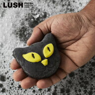 LUSH ニャンと魔法にかけられて バブルバー 泡風呂 入浴剤 ハロウィン 数量限定 ギフト プレゼント 黒猫 …