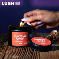 【全品P10倍 9/4 20:00~9/11 1:59】LUSH パンプキンスパイスキャンドル ラッシュ アロマキャンドル 芳香 …