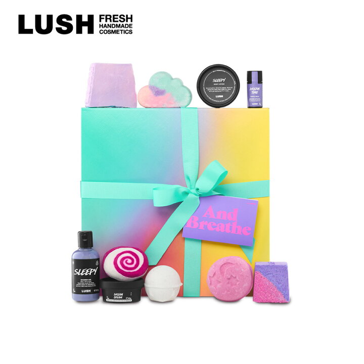 LUSH アンドブリーズ ギフト セット プレゼント ラッピング 誕生日 ソーシャルギフト バスボム バブルバー 入浴剤 泡風呂 ソープ 石鹸 シャワージェル クリーム コフレ コスメ ラッシュ 公式 LUSH公式 店