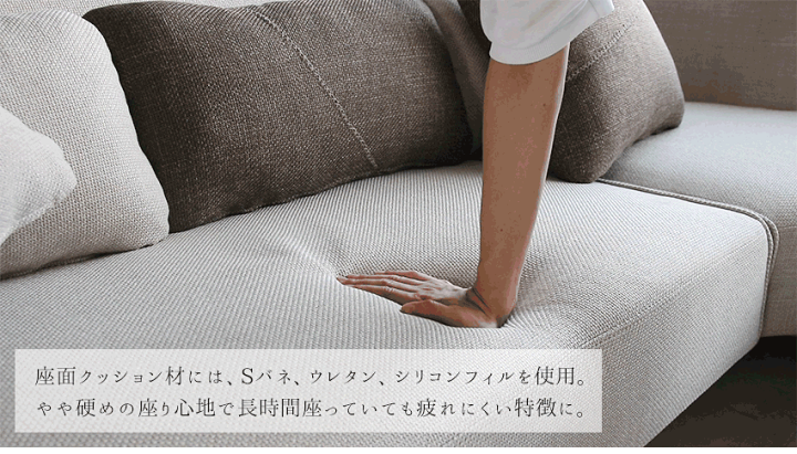 楽天市場】【送料無料】 カウチソファ l字 ファブリック ソファ