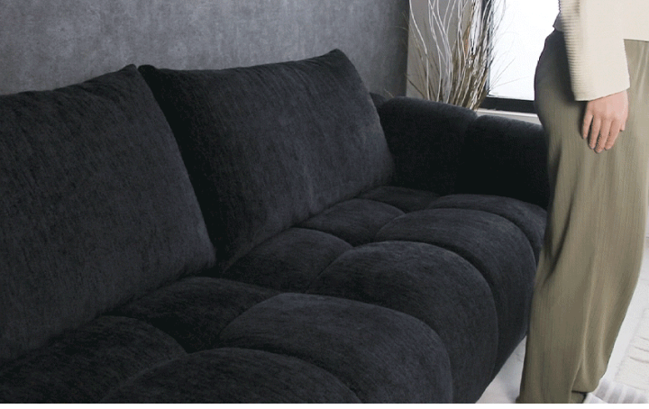 楽天市場】【送料無料】 カウチソファ ファブリック 3人掛け 4人掛け l