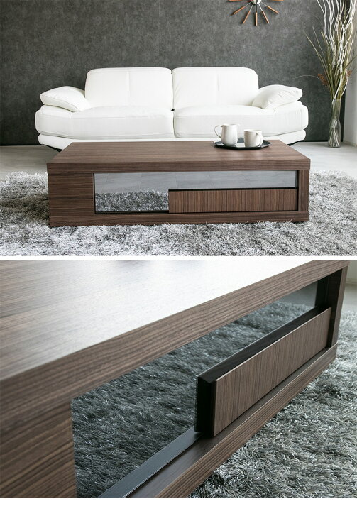 楽天市場】【送料無料】 センターテーブル モダン テーブル 引き出し  