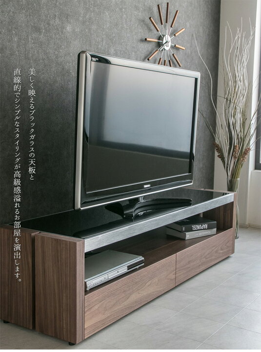 楽天市場】【送料無料】 テレビボード ガラス製 木製 高級 おしゃれ 