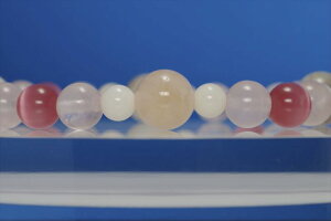 パワーストーン 天然石 ブレスレット レディース ミックスベリル ホワイトサンゴ ローズクォーツ ピンクキャッツアイ プレゼント 開運 ギフト