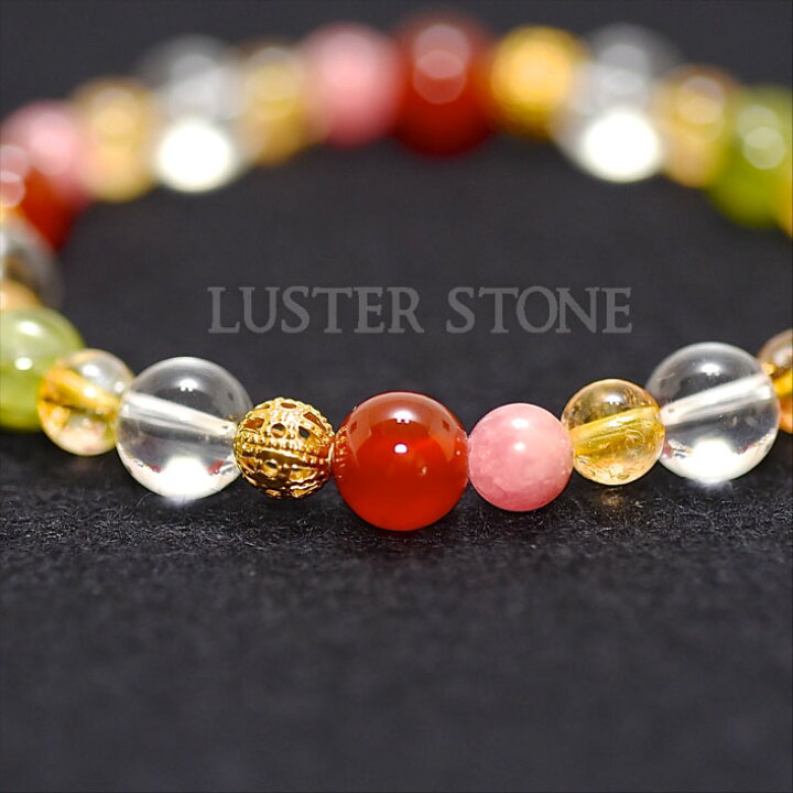 楽天市場】LUSTERSTONE オリジナルデザインブレスレット インカローズ 