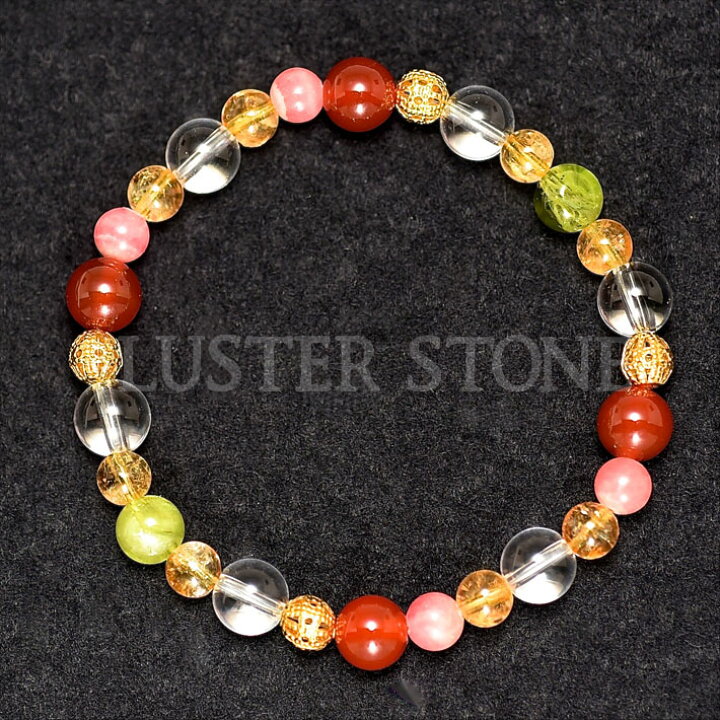 楽天市場】LUSTERSTONE オリジナルデザインブレスレット インカローズ 