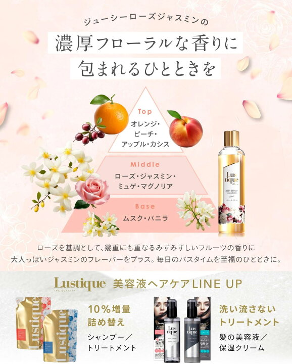 楽天市場】[詰め替え 10%増量] ラスティーク 美容液シャンプー 275ml 