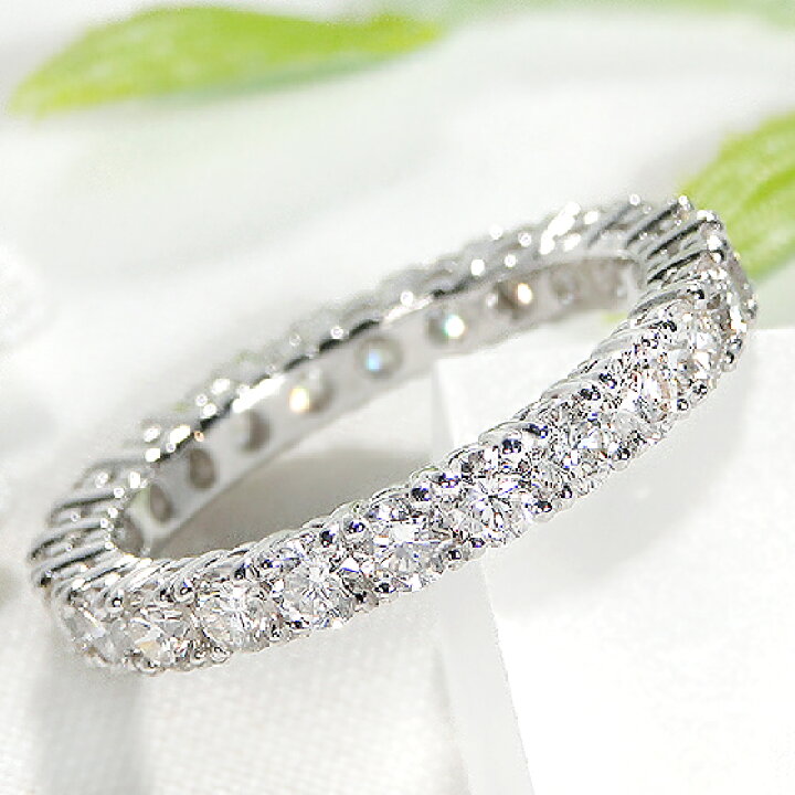 楽天市場】Pt900【2.0ct】ダイヤモンド フルエタニティリング【送料 