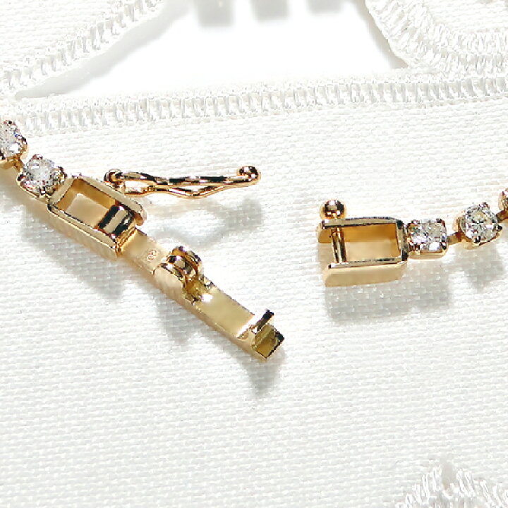 楽天市場】【5.0ct】K18YG ダイヤモンド テニス ネックレス【送料無料 