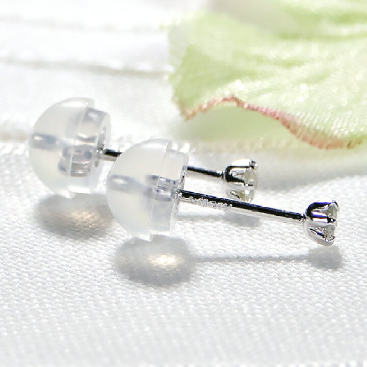 楽天市場】K18WG【0.06ct】 ダイヤモンド 一粒 ピアス【送料無料 