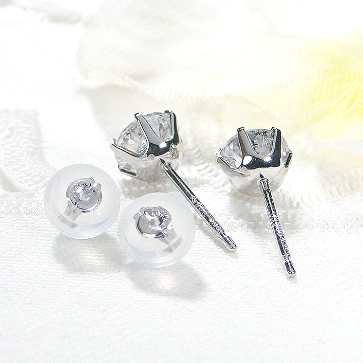 楽天市場】Pt900【1.0ct】ダイヤモンド 一粒 ピアス【送料無料 